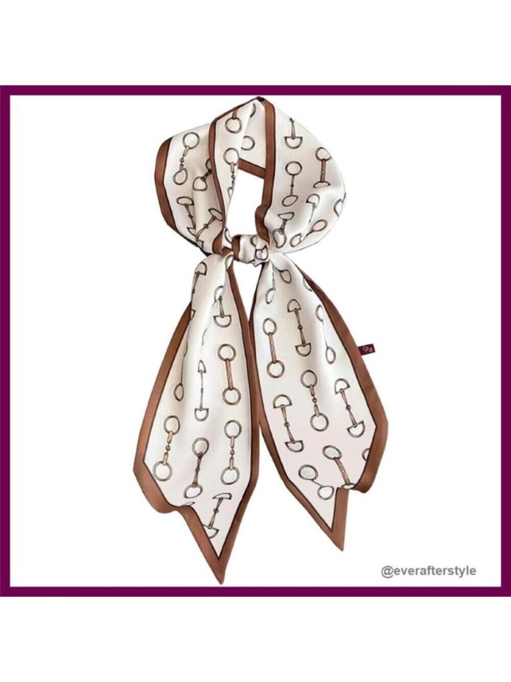 Silk-Like Satin Head Scarf Elegant Chic Versatile Accessory for Hair Neck Bag